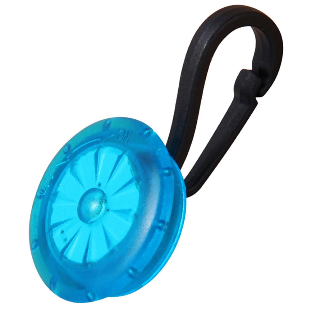 1pc Cycling Running Bicycle Lights Safety Flash Warning Backpack Zipper LED Lamp синий