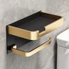 Aluminum Bathroom Tissue Box Waterproof Phone Storage Shelf  Kitchen Supplies