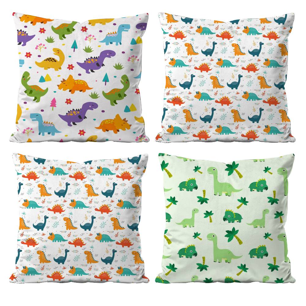 Cute D-Dinosaurs pattern Pillow Case null