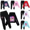 Hunters Demon Kpop Pattern Print Kids Hoodie Pants Set Fashion Gift Clothing