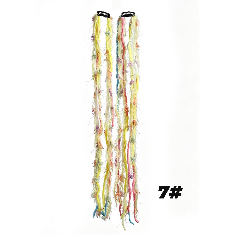 Colorful Tibetan Ethnic Style Braid Rope Headwear Hair Accessory