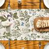 Fashion Floral Pattern Table Runner Heat Insulation Linen Flower Table Cloth Butterfly Vintage Tea Table Decorative Cloth