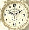 wall Golden Angel Round Pendulum Clock stylish wall Nordic style Radio-controlled clock, W, clock, interior.
