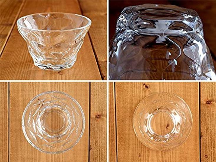Tableware East Shine Glass Dessert Small Dinnerware Set Cup, 200cc, Bowl,