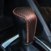Auto Leder Schalthebelknauf Abdeckung für Mazda 3 Axela Atenza CX-5 CX3 CX-3 CX5 2015- AT Schaltkopf Manschetten Handbremsabdeckungen