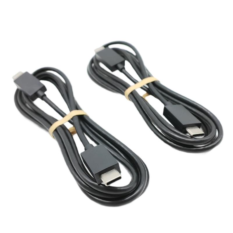 1pc/2pcs Type-C Charging Cable Extension Power Cable for Game Controller Portable Charging Wire Data Transfer Cord