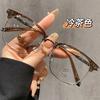 New Retro Men's Myopia Glasses, Personalized Trend, Technical Men's Flat Glasses, Anti-blue Light, Sven Half-frame Glasses Frame