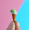 1/6 1/12  Doll House Simulation Miniature Mini Ice Cream Cone Model Decor