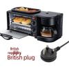 Multifunctional Breakfast Station: Toaster, Mini Oven & Coffee Maker