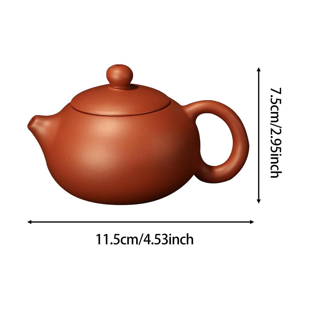 Zisha Teapot Traditional Crafted Tea Maker with Tea Infuser Clay Teapot Handmade Kettle Tea Pot Kung Fu Teaware Antique Teapot