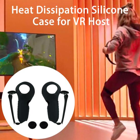 

Крышка контроллера VR Точное позиционирование отверстий Противоскользящая Удобная ручка Защита от царапин Пылезащитная ручка Защитные рукава для PICO4