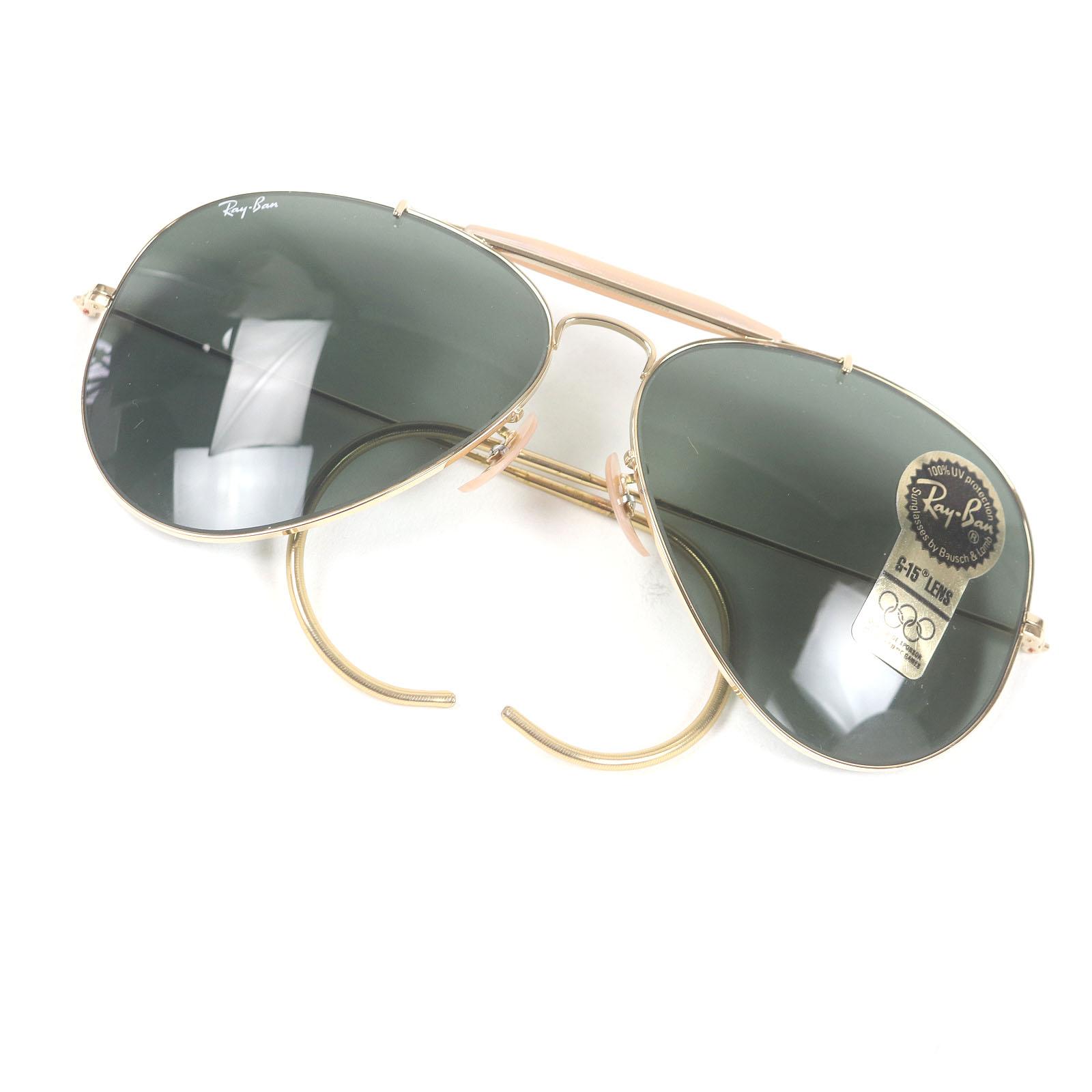 

Pristine Ray-Ban sunglasses Deadstock Bausch & Lomb gold mens Used