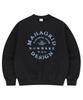 MAHAGRID Circle Grunge Sweatshirt Black(Mg2Efmm460A)