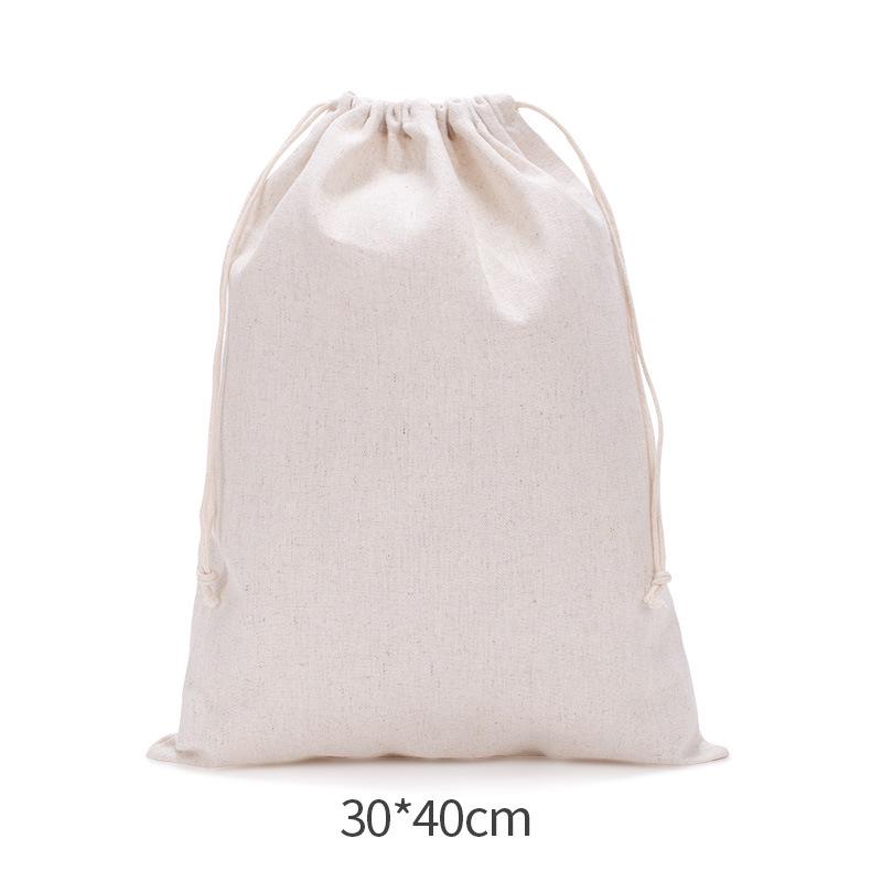 Leinen Kordelzugbeutel - Anpassbares Logo, Staubdichter Jute-Aufbewahrungsbeutel