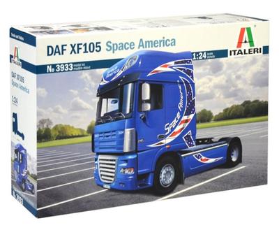 PLATZ Italeri DAF XF105 Space America Cab Trailer Head Plastic Model IT3933 1/24 (Car)
