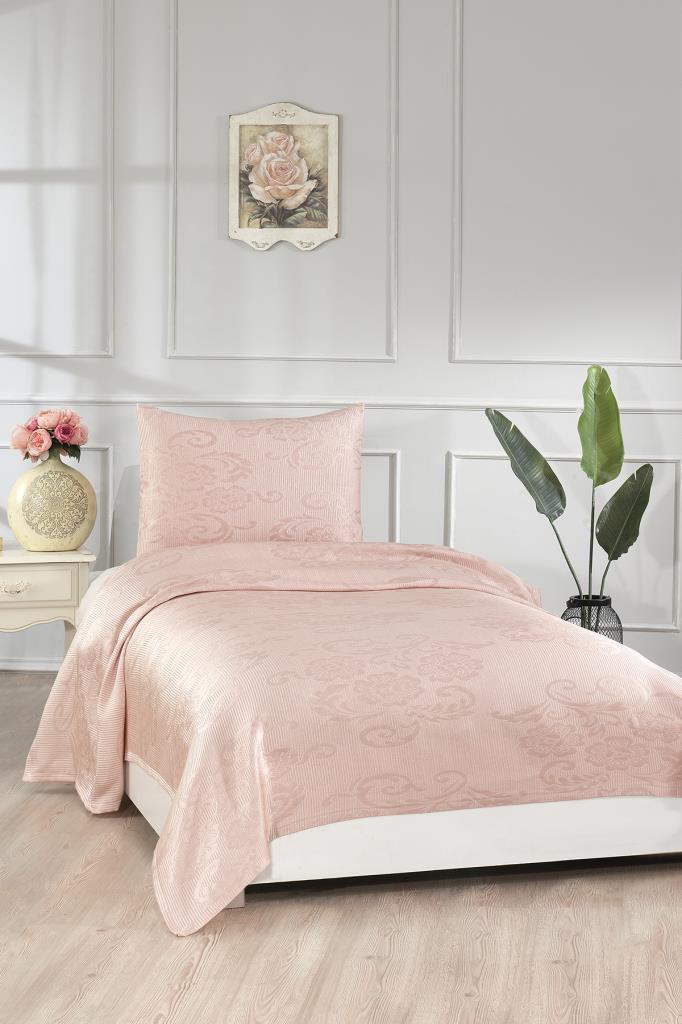 

Dowryworld Tulip Single Покрывало из 2 частей, пудра