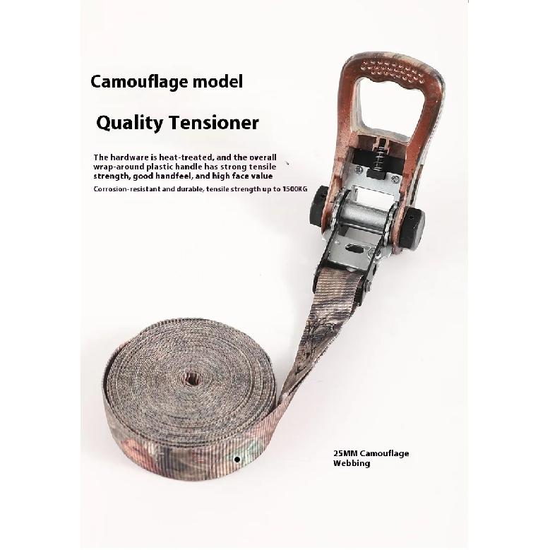 For Luggage Goods Transportation Outdoor Camping 3m/4m/5m Cargo Strap Ratchet Tensioner Freight Car Fixed Tightener Tighten Rope