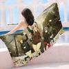 Super Sonico Manga Anime Microfiber Printed Beach Towel Mountain Climbing Yoga Beach Swimming Running Absorbent Soft Towel
