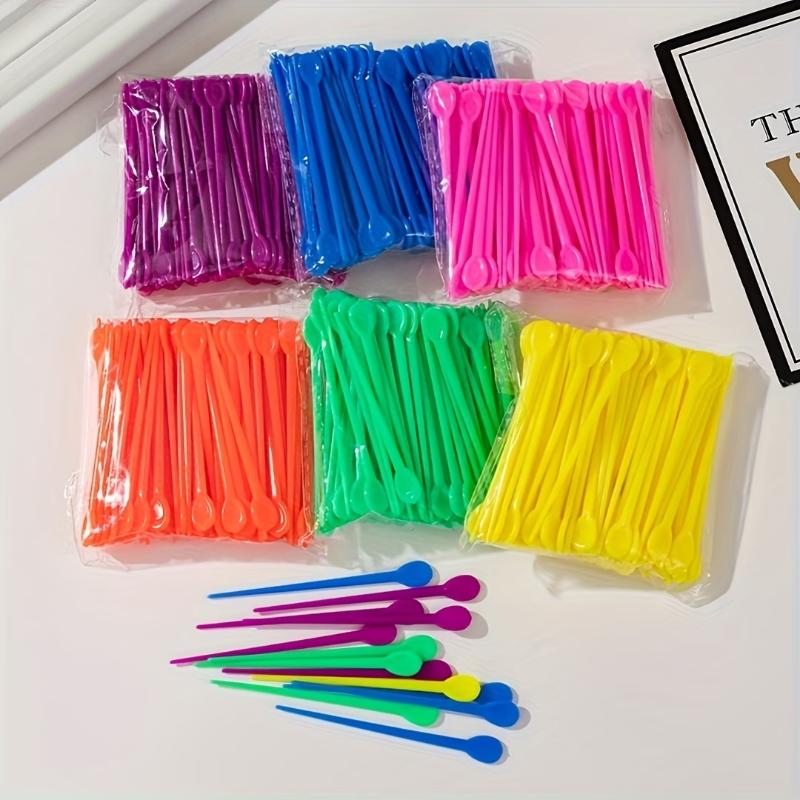 100Pcs Perming Needles Hair Roller Plastic Pins Perming Clips Hairdressing Tools Styling Accessories Makeup Eyelash Curler