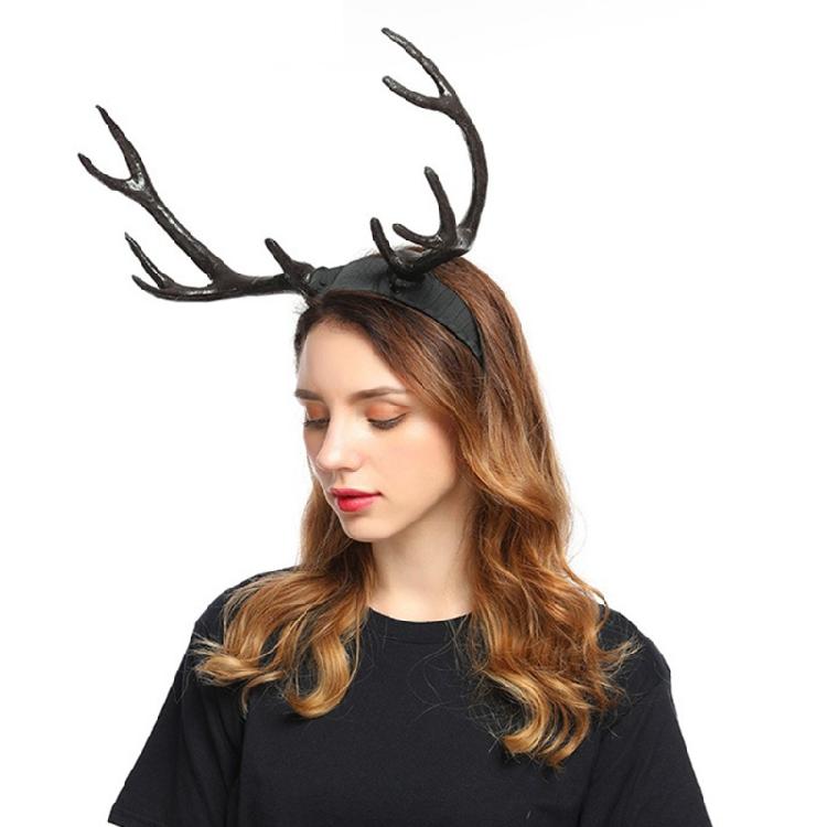 Geweih-Haarreif Halloween Kopfschmuck Weihnachts-Kostümparty Haar-Accessoires