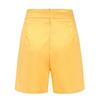 Women's High-waisted Bow Belt Slim Shorts Beach Shorts