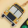 Keychain Pendant School Bus Acrylic Traffic Light Keyring Bag Charm Backpack Handbag Car Keys Wallet