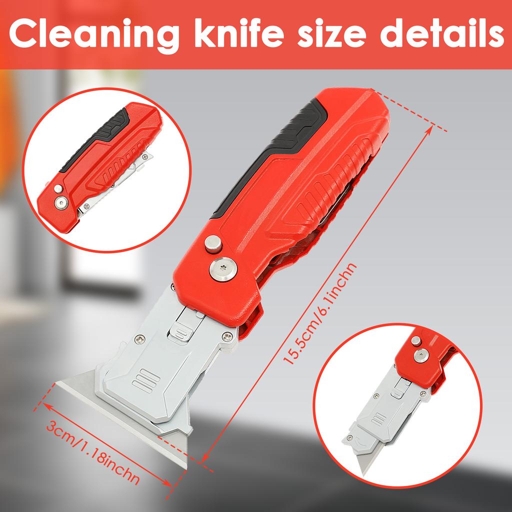 Utility Spatula Folding Dual Purpose Cable Stripping Heavy Duty Thickened Wire Stripping Portable Manual Utility Knife