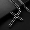 S925 Sterling Silber Einfache Helle Kreuz Anhänger für Frauen Männer Liebhaber Reinem Silber Mode Christian Schmuck Kette Zubehör