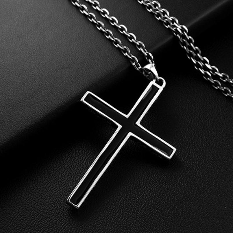 S925 Sterling Silber Einfache Helle Kreuz Anhänger für Frauen Männer Liebhaber Reinem Silber Mode Christian Schmuck Kette Zubehör