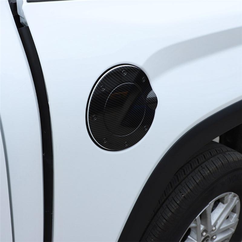 Tank Cover Stickers For Toyota   Accessories ABS Carbon Fiber