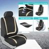 FH Group Group Beige Car Seat Full Set Imported from FB032BEIGE114 (FH International) Covers, [Officially Japan]