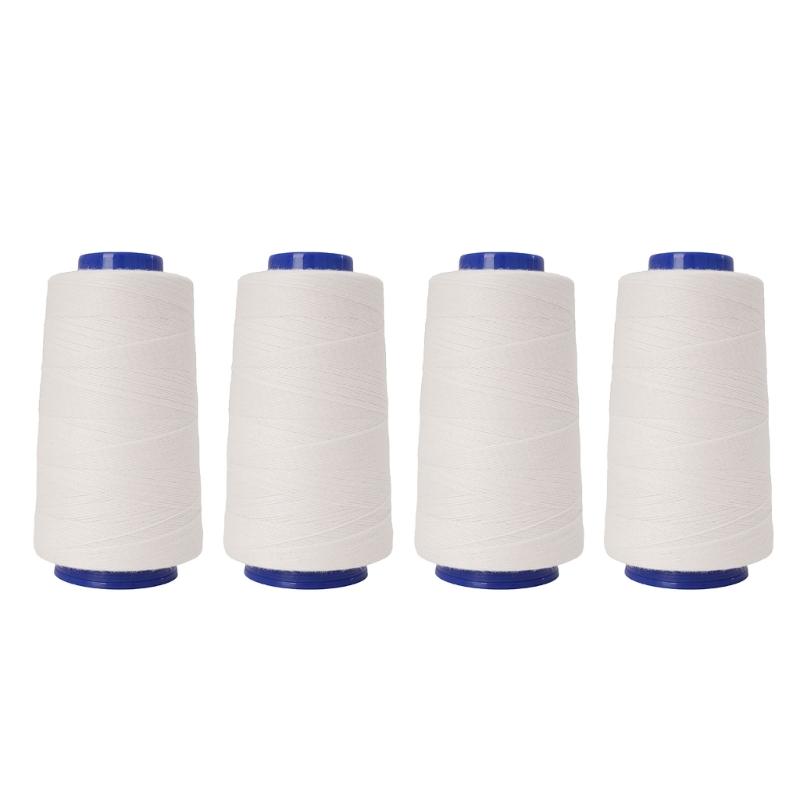 4 Spools Sewing Thread Polyester Sewing Thread 1000yds Each for Sewing Machines Hand Stitching Embroidery Quilting Craft