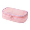 Large Capacity Mesh Cosmetic Bags INS Toiletries Storage Pouch Simple Visible Wash Handbag  Camping