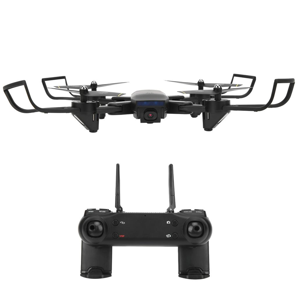 Remote Control 4K Camera Drone Altitude Hold Foldable RC Quadcopter with LED Light