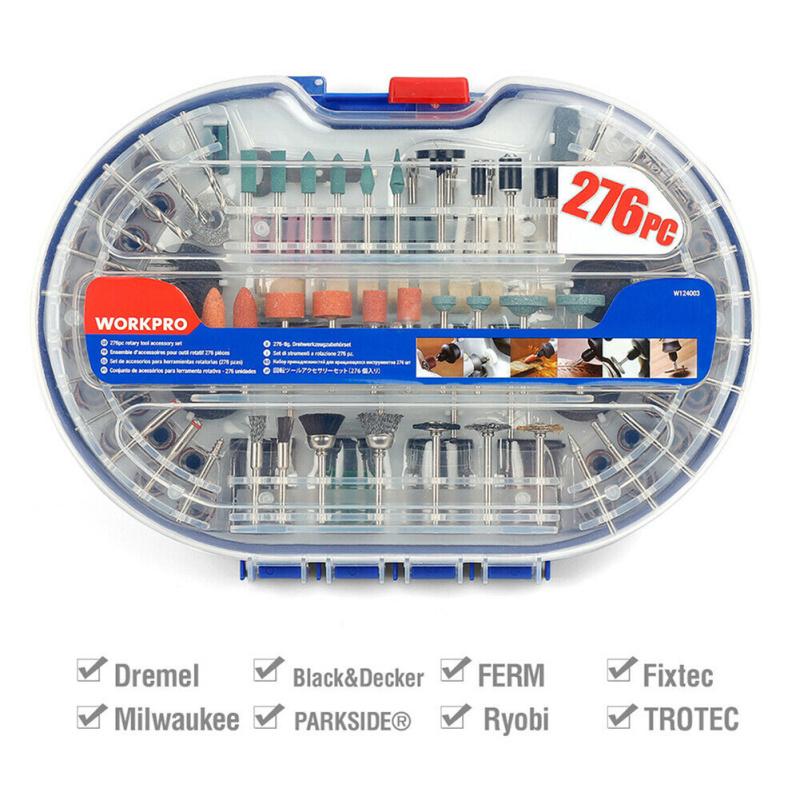 276 buc/set Set de accesorii pentru scule rotative metalice Slefuire Slefuire Set de lustruire