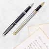 Waterman Hemisphere Gift Box Includes Fine Nib Gold Trim Roller Ball Pen - Stainless Steel/Black - Refill Roller Ball Pen (Parallel Import)