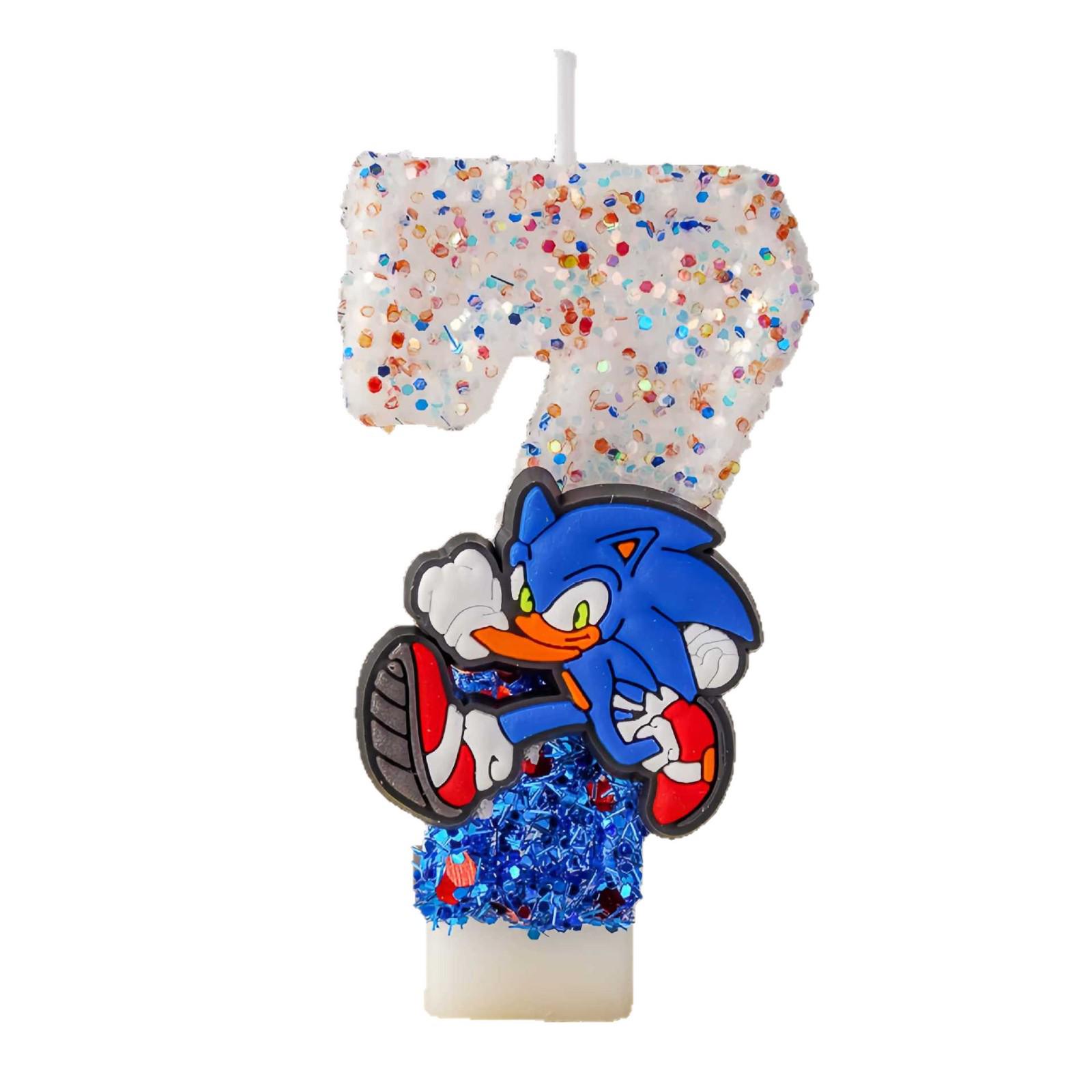 Cartoon Number Birthday Candles 0-9, Cake Party Decorations Number 8