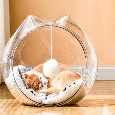Dog Nest Clear Smooth Comfortable Cats Cave Bed for Dogs Pet Supplies Kitten Round A