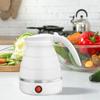 Portable Folding Electric Kettle Silicone 600W Collapsible Water Kettle US/EU/UK/AU Easy To Use for Camping Hiking Picnic