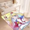 Cute Cartoon Theme Sailor Moon Tsukino Usagi Cartoon Rug Multifunctional Household Anti-slip Decorative Door Mat, Outdoor Floor Mat, and Carpet Y7