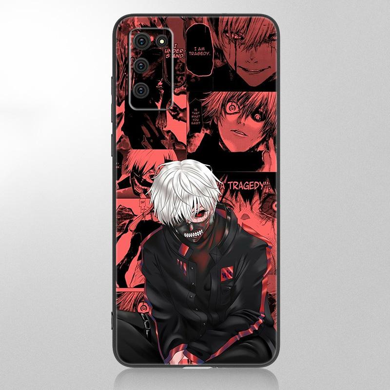 Tokyo Ghoul Trendy Anime Kaneki Ken Pouzdro pro Samsung Galaxy A12 A02S A22 A32 A52 A72 A71 A51 A41 A31 A21 A11 A50 A70 A10S A20S