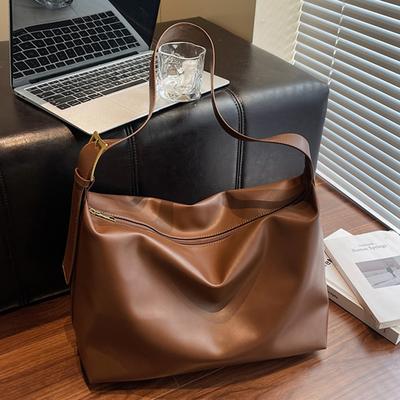 Lässige Mode-Umhängetasche große Tasche Winter neu minimalistische Tasche Damen einfache Tasche mit großer Kapazität