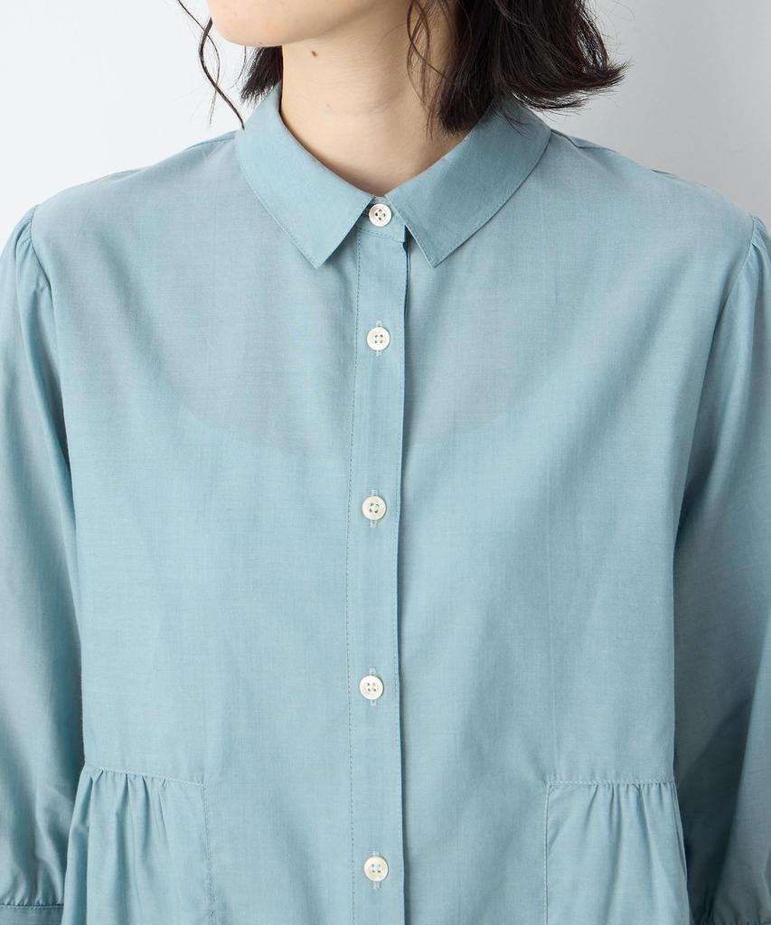 DECOY Peplum Green Women's Blouse, 493053,
