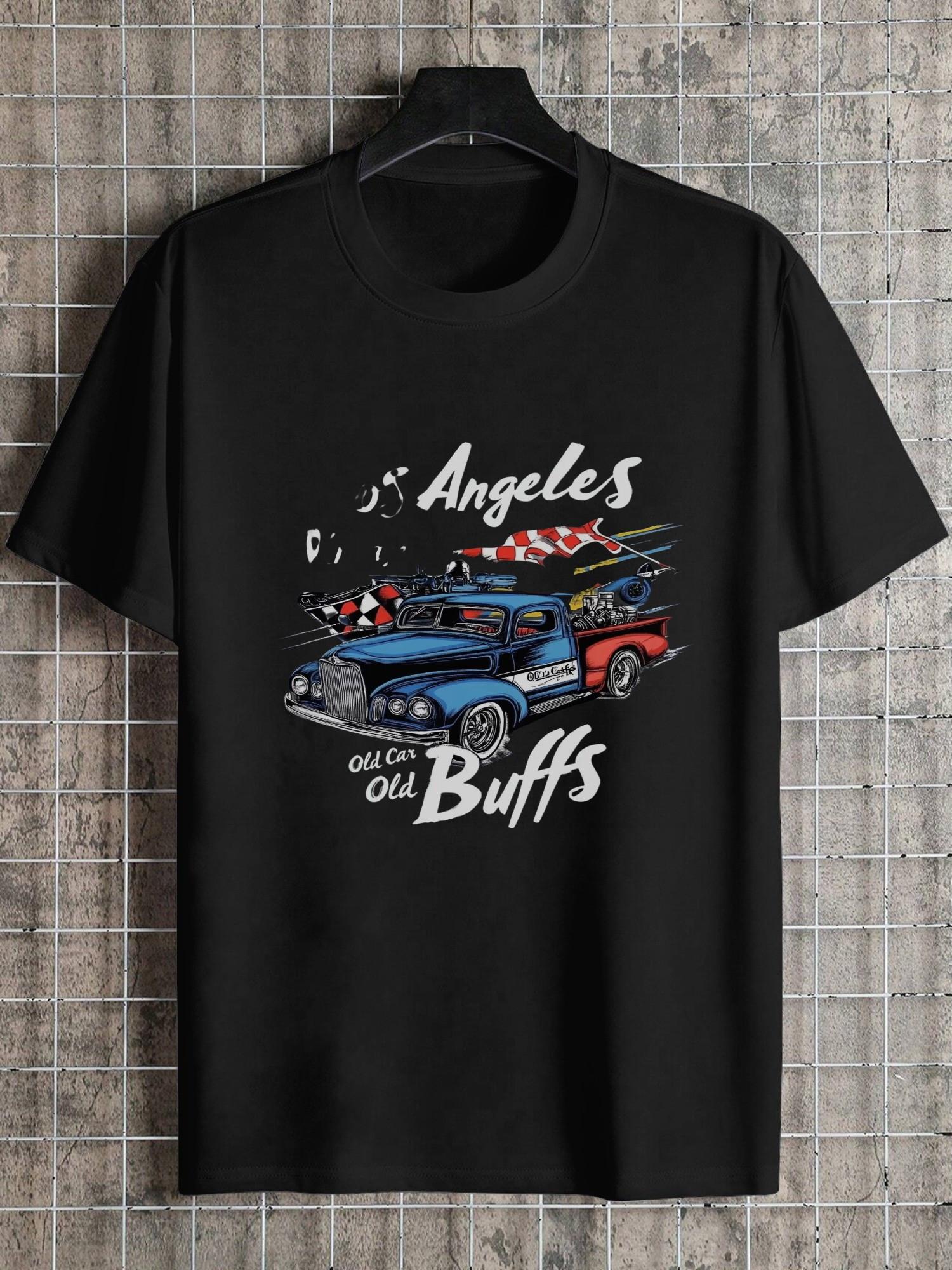 

1pc Vintage cars racing theme T-shirt S