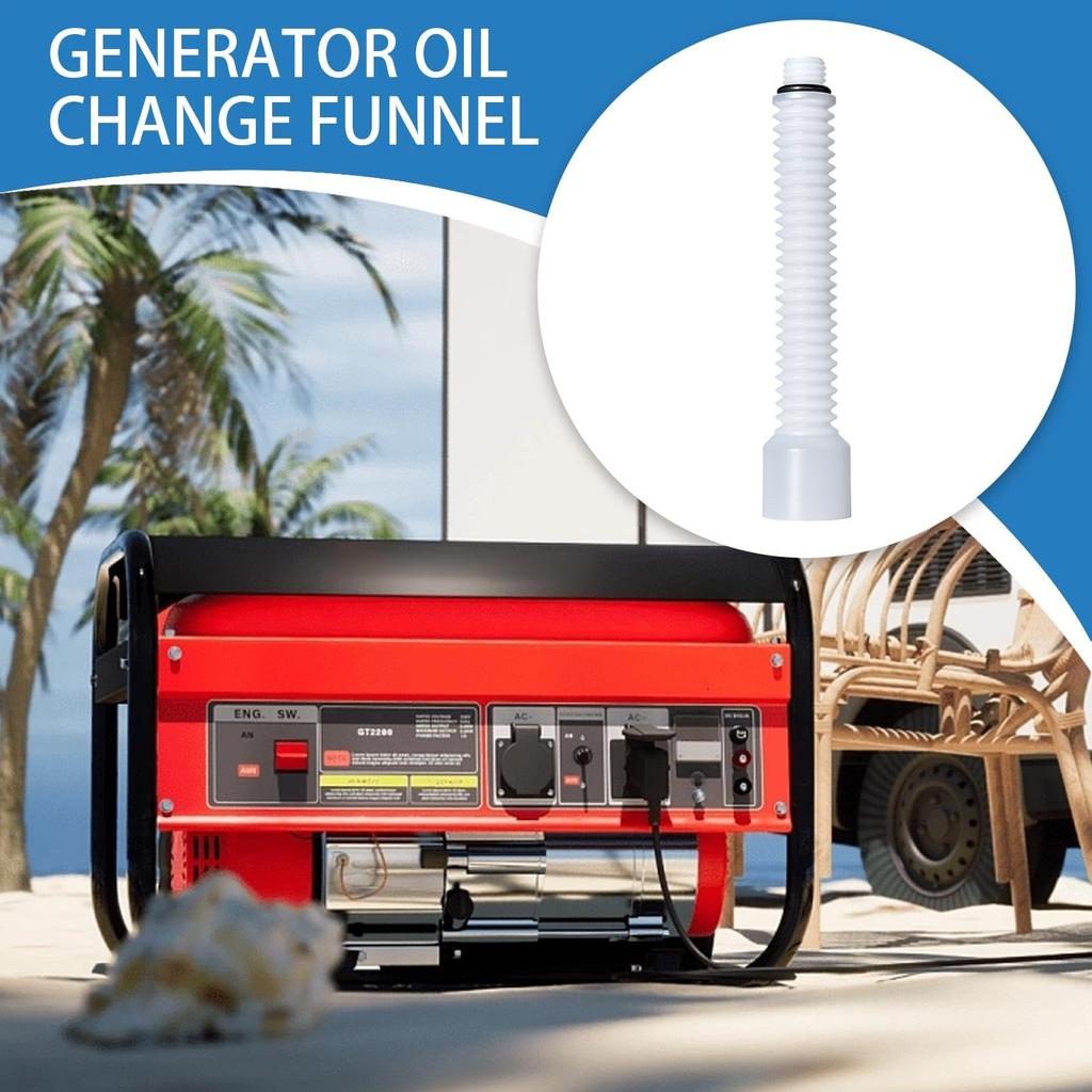FLEXIBLE Funnel - Soft Fuel Transfer Tool for Changes, Generator Accessories Long