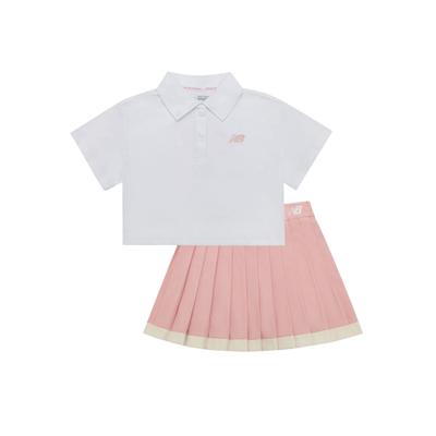 Children Aged 3 7 Years Old Skirt Set Pink ND2SE24102-25