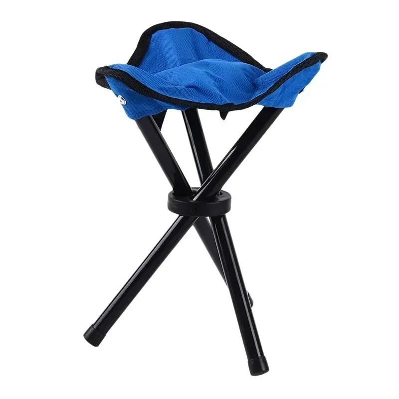 Portable Outdoor Camping Chair Tripod Garden Stool Beach Picnic Chairs 3 Legs Folding Stools For Fishing Hiking Travel.
