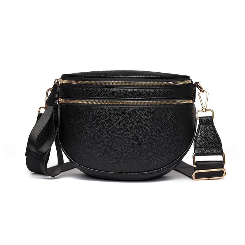 Luxury Genuine Leather Handbag Women Saddle Bag Shoulder Bag Cowhide Female Fashion Shoulder Crossbody Bags For Ladies Totes Sac