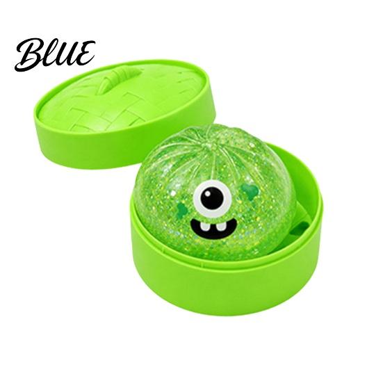 TPR Stress Ball Halloween Dumpling Squeeze Toy Pumpkin Ghost Bat Steamed Bun Sensory Toy Relaxation for Relief Fidget Party Favors Anxiety Relief