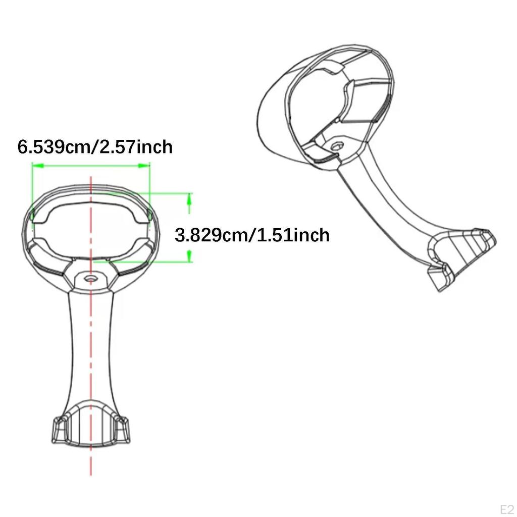 Tabletop Stand Scanning Bar Angle Adjustable Ergonomic Desk Mount Lightweight Base Holder for